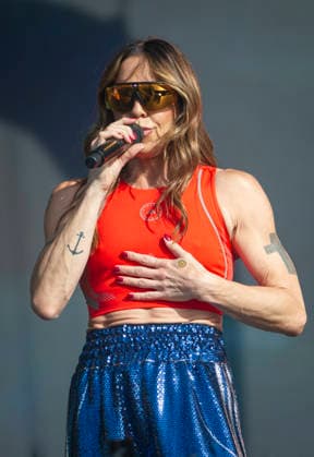 Scissor Sisters at BST Festival 05 July 2026 Scissor Sisters perform at American Express presents BST Hyde Park Festival in London on 5th July 2026. Guest appearance from Mel C. Jason Jake Shears Sellards lead vocals, Scott Babydaddy Hoffman bass guitar, Derek Del Marquis Gruen lead guitar., Credit:Zoran Veselinovic B4859 Avalon UK, London, Hyde Park  Copyright: xZoranxVeselinovicx xB4859x xAvalonx 1114743393