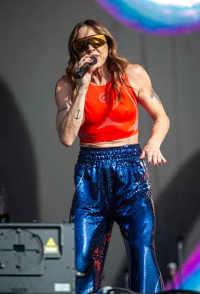 Scissor Sisters at BST Festival 05 July 2026 Scissor Sisters perform at American Express presents BST Hyde Park Festival in London on 5th July 2026. Guest appearance from Mel C. Jason Jake Shears Sellards lead vocals, Scott Babydaddy Hoffman bass guitar, Derek Del Marquis Gruen lead guitar., Credit:Zoran Veselinovic B4859 Avalon UK, London, Hyde Park  Copyright: xZoranxVeselinovicx xB4859x xAvalonx 1114743396