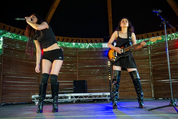 SISTRA at BST Festival 05 July 2026 Sylvie and Sasha Briggs, London-based sister duo called SISTRA perform at American Express presents BST Hyde Park Festival in London on 5th July 2026., Credit:Zoran Veselinovic B4859 Avalon UK, London, Hyde Park  Copyright: xZoranxVeselinovicx xB4859x xAvalonx 1114749335