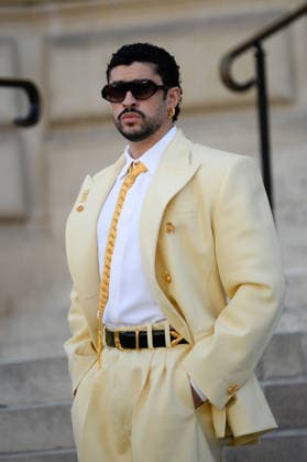 Bad Bunny at the Schiaparelli Fall Winter 2026–2027 Haute Couture Collection fashion show during Paris Fashion Week,July 6, 2026 Celebrities at the Schiaparelli Fall Winter 2026–2027 Haute Couture Collection fashion show during Paris Fashion Week on July 6, 2026, in Paris, France  Copyright: xAgence BestimagexAgence Bestimagex