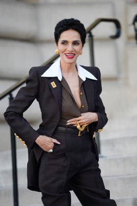 Farida Khelfa at the Schiaparelli Fall Winter 2026–2027 Haute Couture Collection fashion show during Paris Fashion Week,July 6, 2026 Celebrities at the Schiaparelli Fall Winter 2026–2027 Haute Couture Collection fashion show during Paris Fashion Week on July 6, 2026, in Paris, France  Copyright: xAgence BestimagexAgence Bestimagex