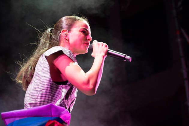 MADO 2026 Festival - Lucia de la Puerta The singer Lucia de la Puerta performs during the MADO 2026 Festival, in the Plaza de las Reinas in Madrid. Madrid Spain Copyright: xAtilanoxGarciax xSOPAxImagesx photo01503