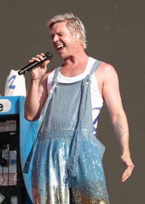 Jake Shears on stage as the Scissor Sisters performs during BST Hyde Park at Hyde Park in London, England. UK. Sunday 5th July 2026. Copyright: xJamesxWarrenx SCISSOR SISTERS AND MELANIE C - BST HYDE PARK21
