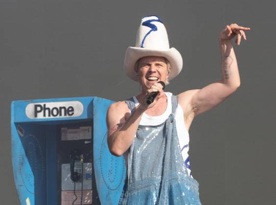 Jake Shears on stage as the Scissor Sisters performs during BST Hyde Park at Hyde Park in London, England. UK. Sunday 5th July 2026. Copyright: xJamesxWarrenx SCISSOR SISTERS AND MELANIE C - BST HYDE PARK26