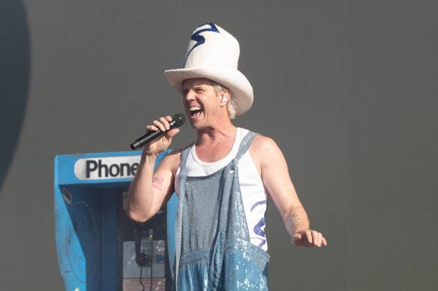 Jake Shears on stage as the Scissor Sisters performs during BST Hyde Park at Hyde Park in London, England. UK. Sunday 5th July 2026. Copyright: xJamesxWarrenx SCISSOR SISTERS AND MELANIE C - BST HYDE PARK29
