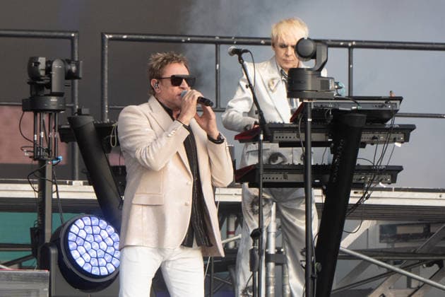 ***STRICTLY EDITORIAL USE ONLY*** Duran Duran (Simon Le Bon and Nick Rhodes) performs during BST Hyde Park at Hyde Park in London, England. UK. Sunday 5th July 2026. Copyright: xJamesxWarrenx DURAN DURAN - BST HYDE PARK7