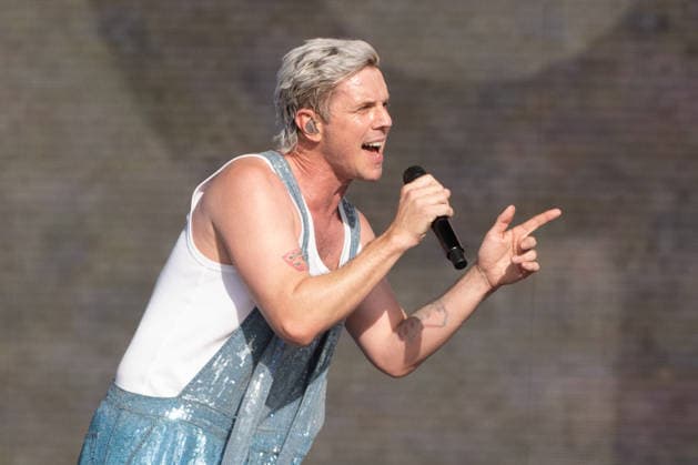 Jake Shears on stage as the Scissor Sisters performs during BST Hyde Park at Hyde Park in London, England. UK. Sunday 5th July 2026. Copyright: xJamesxWarrenx SCISSOR SISTERS AND MELANIE C - BST HYDE PARK7