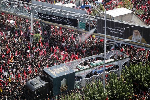 Farewell ceremony for former Iranian Supreme Leader Khamenei in Tehran TEHRAN, IRAN - JULY 6: Millions of people gather in the streets of Tehran, Iran, to attend the farewell ceremony for Iran s former Supreme Leader Ali Khamenei, who was killed in the attacks carried out by the United States and Israel, on July 6, 2026. The ceremony began early in the morning as mourners carrying Iranian flags and posters filled Damavand Avenue, Imam Hossein Square, Enghelab Square and Azadi Square in the capital. Participants expressed grief during the procession. Fatemeh Bahrami Anadolu Tehran Iran. Editorial use only. Please get in touch for any other usage.  Copyright: x2026xAnadoluxFatemehxBahramix