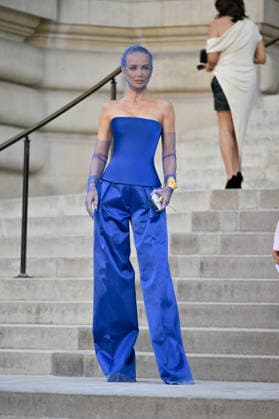 PFW Haute Couture Schiaparelli Outside Arrivals JR Tatiana Korsakova arriving at the Schiaparelli show during Haute Couture Fashion Week in Paris, France, on 6 July 2026. Photo by Julien Reynaud APS-Medias ABACAPRESS.COM Paris France  Copyright: xReynaudxJulien APS-Medias ABACAx