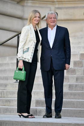 PFW Haute Couture Schiaparelli Outside Arrivals JR Delphine Arnault, Sidney Toledano arriving at the Schiaparelli show during Haute Couture Fashion Week in Paris, France, on 6 July 2026. Photo by Julien Reynaud APS-Medias ABACAPRESS.COM Paris France  Copyright: xReynaudxJulien APS-Medias ABACAx