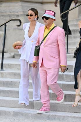 PFW Haute Couture Schiaparelli Outside Arrivals JR Christian Louboutin arriving at the Schiaparelli show during Haute Couture Fashion Week in Paris, France, on 6 July 2026. Photo by Julien Reynaud APS-Medias ABACAPRESS.COM Paris France  Copyright: xReynaudxJulien APS-Medias ABACAx