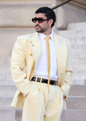 Bad Bunny Arrives at the Schiaparelli Fall Winter 2026–2027 Haute Couture Collection Fashion Show During Paris Fashion Week on July 6, 2026 Denis Guignebourg Bestimage Celebrities at the Schiaparelli Fall Winter 2026–2027 Haute Couture Collection fashion show, during Paris Fashion Week on July 6, 2026, Paris, France  Copyright: xDenisxGuignebourgx xBestimagexDenisxGuignebourgx xBestimagex