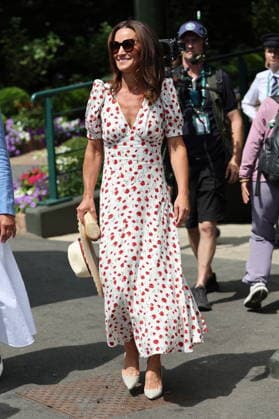 . 06 07 2026. London, United Kingdom. Pippa Middleton arriving on day eight of the Wimbledon Tennis Championships in London.  xStephenxLockx xi-Imagesx IIM-26885-0007