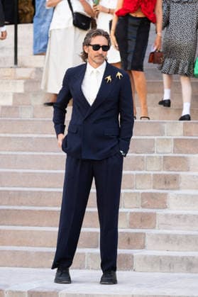 PFW HC Schiaparelli Outside Arrivals NB Lee Pace arrived at the Schiaparelli Haute Couture Fall Winter 2026 2027 show as part of Paris Fashion Week on July 06, 2026 in Paris, France. Photo by Nasser Berzane ABACAPRESS.COM Paris France  Copyright: xBerzanexNasser ABACAx