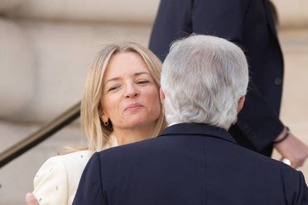PFW HC Schiaparelli Outside Arrivals NB Delphine Arnault, Sidney Toledano arrived at the Schiaparelli Haute Couture Fall Winter 2026 2027 show as part of Paris Fashion Week on July 06, 2026 in Paris, France. Photo by Nasser Berzane ABACAPRESS.COM Paris France  Copyright: xBerzanexNasser ABACAx