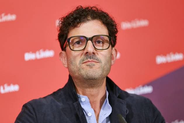 Berlin, Deutschland, 06.07.2026: Karl-Liebknecht-Haus: Pressekonferenz der Linkspartei: Luigi Pantisano *** Berlin, Germany, July 6, 2026 Karl Liebknecht House Press Conference of the Left Party Luigi Pantisano Copyright: xdtsxNachrichtenagenturx dts_126628