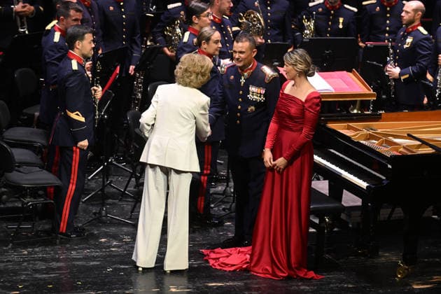 Queen Sofía Attends Conference on the Crucial Contributions to the American Revolution Queen Sofía at the Conference on the Crucial Contributions to the American Revolution by the Historical Figures Bernardo de Gálvez and Francisco de Saavedra, at the Teatro Real, on July 6, 2026, in Madrid, Spain. CELEBRITIES AMERICAN REVOLUTION CONFERENCE José Madrid Madrid Spain  Copyright: xJosÃ xOlivax 7649429