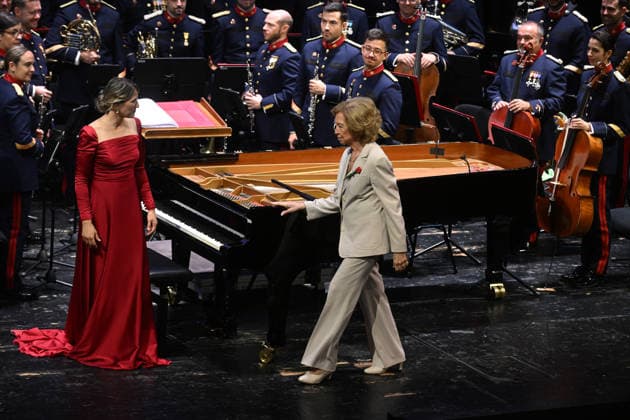 Queen Sofía Attends Conference on the Crucial Contributions to the American Revolution Queen Sofía at the Conference on the Crucial Contributions to the American Revolution by the Historical Figures Bernardo de Gálvez and Francisco de Saavedra, at the Teatro Real, on July 6, 2026, in Madrid, Spain. CELEBRITIES AMERICAN REVOLUTION CONFERENCE José Madrid Madrid Spain  Copyright: xJosÃ xOlivax 7649436
