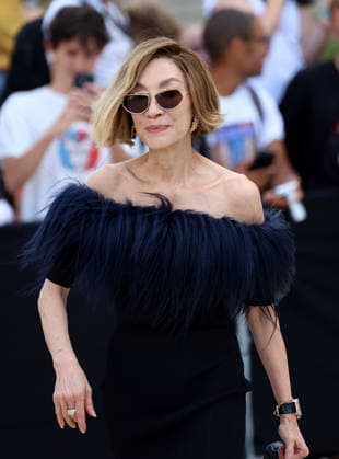 Schiaparelli - Outside Arrivals Michelle Yeoh during Day One of Paris Fashion Week - Haute Couture Spring Summer 2026 2027 on July 06, 2026 in Paris, France.  Copyright: xDidierxFereyx