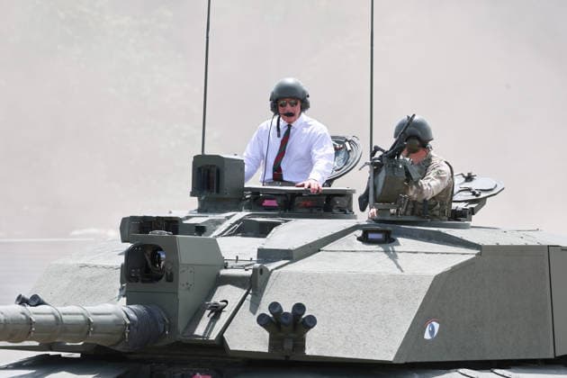 King Charles visits the Royal Tank Regiment s Families Day BOVINGTON, DORSET - JULY 06: King Charles III rides in a Challenger 3 Main Battle Tank during The Royal Tank Regiment s Families Day at the Tank Museum on July 06, 2026 in Bovington, Dorset. (Photo by Chris Jackson Getty Images)King Charles visits the Royal Tank Regiment s Families Day at the Tank Museum, Bovington, Dorset, UK, on the 6th July 2026. Picture by Chris Jackson WPA-Pool Bovington Tank Museum Dorset United Kingdom  WHA-0830