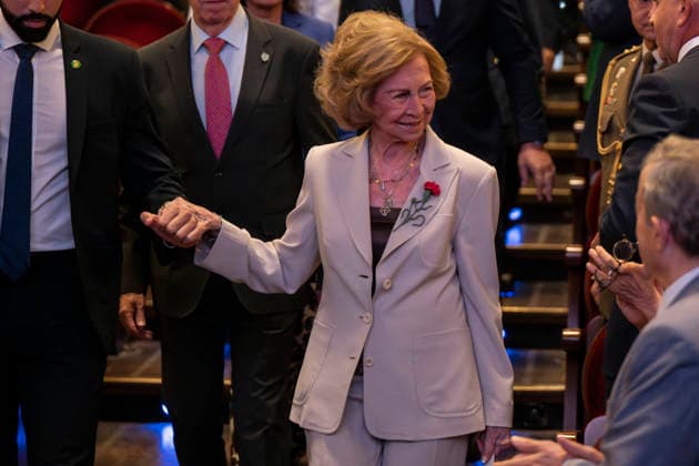 July 6, 2026, Madrid, Spain: Queen Sofia attends the Conference on the crucial contributions to the American Revolution made by the historical figures ˜Bernardo de Galvez™ and ˜Francisco de Saavedra™, at the Teatro Real in Madrid. Madrid Spain - ZUMAs197 20260706_aaa_s197_025 Copyright: xAtilanoxGarciax