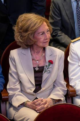 July 6, 2026, Madrid, Spain: Queen Sofia attends the Conference on the crucial contributions to the American Revolution made by the historical figures ˜Bernardo de Galvez™ and ˜Francisco de Saavedra™, at the Teatro Real in Madrid. Madrid Spain - ZUMAs197 20260706_aaa_s197_038 Copyright: xAtilanoxGarciax