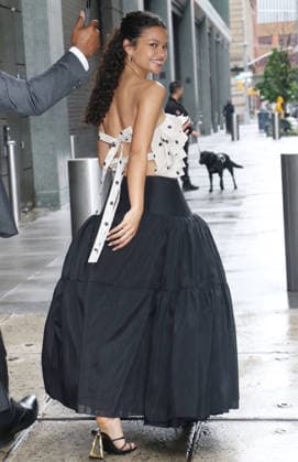 NEW YORK, NY- JULY 6: Catherine Laga aia Seen at Good Morning America on July 6, 2026 in New York City. Copyright: xRWx