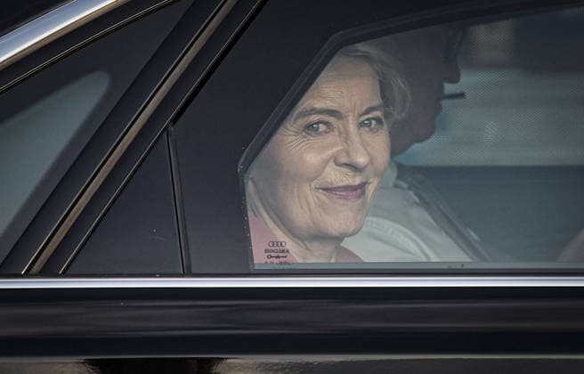 Ahead of 36th NATO Summit in Ankara ANKARA, TURKIYE - JULY 6: European Commission President Ursula von der Leyen arrives at Esenboga Airport ahead of the 36th NATO Heads of State and Government Summit in Ankara, Turkiye, on July 6, 2026.? Metin Aktas Anadolu Ankara Turkey. Editorial use only. Please get in touch for any other usage.  Copyright: x2026xAnadoluxMetinxAktasx