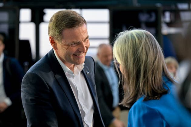 Ahead of 36th NATO Summit in Ankara ANKARA, TURKIYE - JULY 6: Estonian Defense Minister Hanno Pevkur (L) arrives at Esenboga Airport ahead of the 36th NATO Heads of State and Government Summit in Ankara, Turkiye, on July 6, 2026.? Ismail Kaplan Anadolu Ankara Turkey. Editorial use only. Please get in touch for any other usage.  Copyright: x2026xAnadoluxIsmailxKaplanx