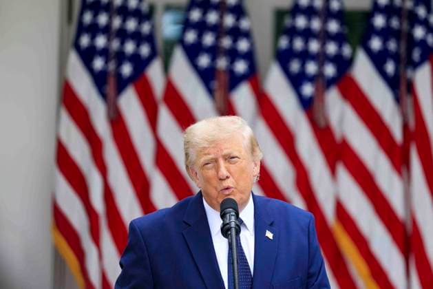 US President Donald J. Trump delivers remarks on the Trump Accounts US President Donald J. Trump delivers remarks on Trump Accounts at a Rose Garden Club luncheon at the White House in Washington, DC, USA, 06 July 2026. Trump Accounts grant eligible US children born between 2026 and 2028 $1000.00 to fund starter IRAs. WASHINGTON DISTRICT OF COLUMBIA United States  Copyright: xPool ABACAx