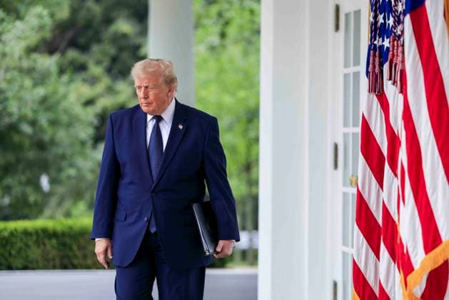 US President Donald J. Trump delivers remarks on the Trump Accounts US President Donald J. Trump walks from the Oval Office to deliver remarks on Trump Accounts at a Rose Garden Club luncheon at the White House in Washington, DC, USA, 06 July 2026. Trump Accounts grant eligible US children born between 2026 and 2028 $1000.00 to fund starter IRAs. WASHINGTON DISTRICT OF COLUMBIA United States  Copyright: xPool ABACAx