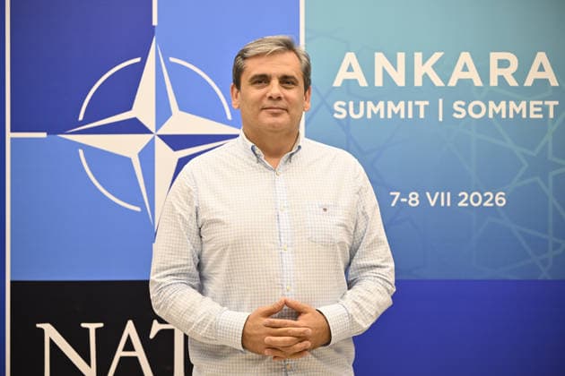 Ahead of 36th NATO Summit in Ankara ANKARA, TURKIYE - JULY 6: Montenegro s Minister of Foreign Affairs Ervin Ibrahimovic arrives at Esenboga Airport ahead of the 36th NATO Heads of State and Government Summit in Ankara, Turkiye, on July 6, 2026.? Ismail Kaplan Anadolu Ankara Turkey. Editorial use only. Please get in touch for any other usage.  Copyright: x2026xAnadoluxIsmailxKaplanx