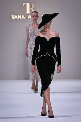 PFW - Tamara Ralph Runway in Paris FA A model walks the runway the Autumn-Winter 2027 2028 couture collection by Tamara Ralph during the Paris Fashion Week, on July 6, 2026. Photo by Firas Abdullah ABACAPRESS.COM Paris Ile-de-France France  Copyright: xAbdullahxFiras ABACAx