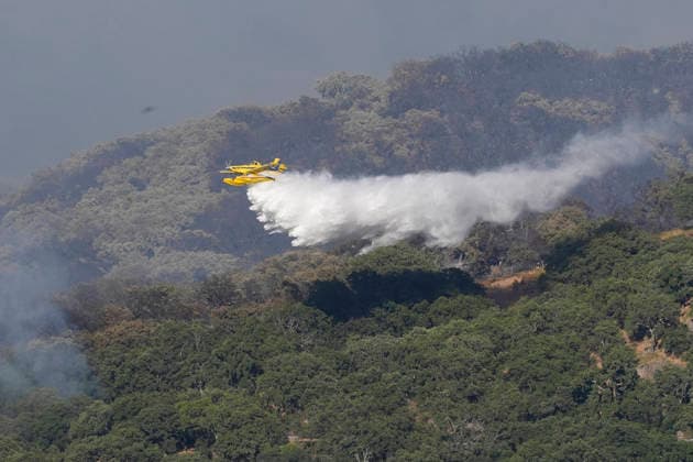 A wildfire in Grazalema, Cádiz, forces the evacuation of the Hotel Fuerte and triggers Emergency Phase 1. Aerial resources from the Infoca Plan are working to extinguish the wildfire in Grazalema. July 6, 2026, in Grazalema, Cádiz, Andalusia, Spain A dozen aerial resources, including helicopters and airplanes, are working to extinguish the wildfire that broke out in the municipality of Grazalema, Cádiz, specifically in the El Alamillo area, which has forced the evacuation of the Hotel Fuerte and led to the emergency phase being raised to Operational Phase 1 July 6, 2026 Joaquí Grazalema, Cádiz, Andalusia, Spain Grazalema, Cádiz, Andalusia, Spain Spain  Copyright: xJoaquinxCorcherox 7649956