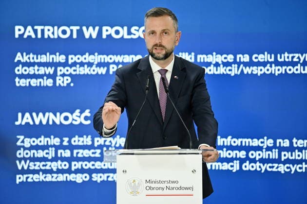 RECORD DATE NOT STATED !!!! NO RUSSIA !!!! 06.07.2026 KONFERENCJA PRASOWA MINISTRA OBRONY NARODOWEJ I WICEPREMIERA --- Press conference by the Polish Minister of National Defence and the Polish Deputy Prime Minister regarding support for Ukraine WLADYSLAW KOSINIAK KAMYSZ W SPRAWIE WSPARCIA UKRAINY SPRZET WOJSKOWY WOJSKO DONACJE DONACJA DLA UKRAINY FOT DAMIAN BURZYKOWSKI NEWSPIX.PL NEWSPIX.PL --- newspix.pl 