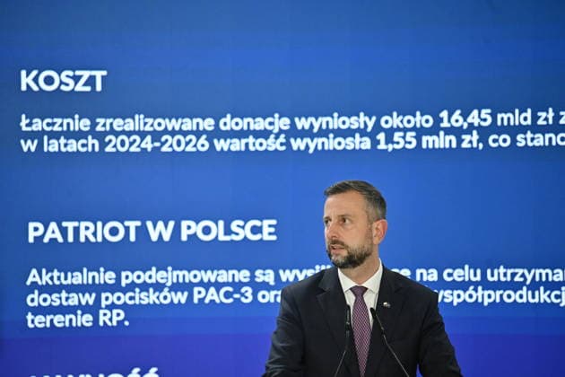 RECORD DATE NOT STATED !!!! NO RUSSIA !!!! 06.07.2026 KONFERENCJA PRASOWA MINISTRA OBRONY NARODOWEJ I WICEPREMIERA --- Press conference by the Polish Minister of National Defence and the Polish Deputy Prime Minister regarding support for Ukraine WLADYSLAW KOSINIAK KAMYSZ W SPRAWIE WSPARCIA UKRAINY SPRZET WOJSKOWY WOJSKO DONACJE DONACJA DLA UKRAINY FOT DAMIAN BURZYKOWSKI NEWSPIX.PL NEWSPIX.PL --- newspix.pl 