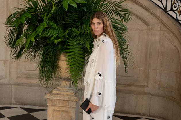 PFW - Christian Dior Photocall Veronika Heilbrunner attending the Christian Dior Haute Couture Fall Winter 2026 2027 show as part of Paris Fashion Week in Paris, France on July 06, 2025. Photo by Laurent Zabulon ABACAPRESS.COM  Copyright: xZabulonxLaurent ABACAx