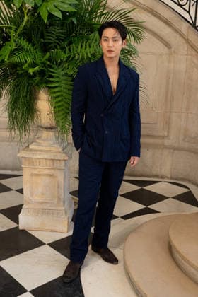 PFW - Christian Dior Photocall Kim Min-Gyu attending the Christian Dior Haute Couture Fall Winter 2026 2027 show as part of Paris Fashion Week in Paris, France on July 06, 2025. Photo by Laurent Zabulon ABACAPRESS.COM  Copyright: xZabulonxLaurent ABACAx