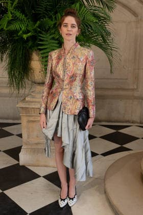 PFW - Christian Dior Photocall Valentina Romani attending the Christian Dior Haute Couture Fall Winter 2026 2027 show as part of Paris Fashion Week in Paris, France on July 06, 2025. Photo by Laurent Zabulon ABACAPRESS.COM Paris  Copyright: xZabulonxLaurent ABACAx