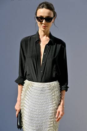 PFW Haute Couture Rahul Mishra Photocall JR Mary Leest attending the Rahul Mishra photocall during Haute Couture Fashion Week in Paris, France, on 6 July 2026. Photo by Julien Reynaud APS-Medias ABACAPRESS.COM Paris France  Copyright: xReynaudxJulien APS-Medias ABACAx