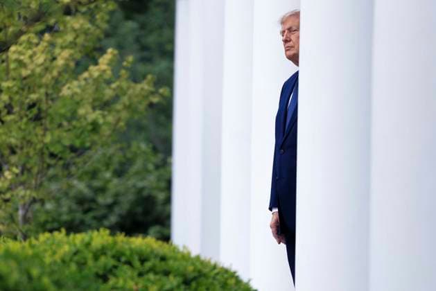 US President Donald J. Trump pauses as he walks from the Oval Office to deliver remarks on Trump Accounts at a Rose Garden Club luncheon at the White House in Washington, DC, USA, 06 July 2026. Trump Accounts grant eligible US children born between 2026 and 2028 $1000.00 to fund starter IRAs. Copyright: xShawnxThewx xPoolxviaxCNPx MediaPunchx