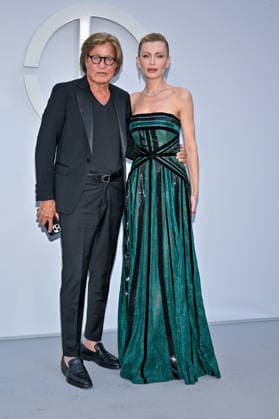 PFW Haute Couture Tony Ward Photocall JR Mohamed Hadid and Keni Silva attending the Tony Ward photocall during Haute Couture Fashion Week in Paris, France, on 6 July 2026. Photo by Julien Reynaud APS-Medias ABACAPRESS.COM Paris France  Copyright: xReynaudxJulien APS-Medias ABACAx