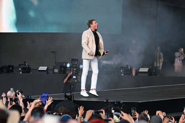Duran Duran performing at British Summertime in London LONDON, ENGLAND - JULY 05: Simon Le Bon of ˜Duran Duran™ performing at British Summertime, Hyde Park on July 05, 2026 in London, England. CAP MAR MAR Great Britain UK Copyright: xMartinxHarris CapitalxPicturesx