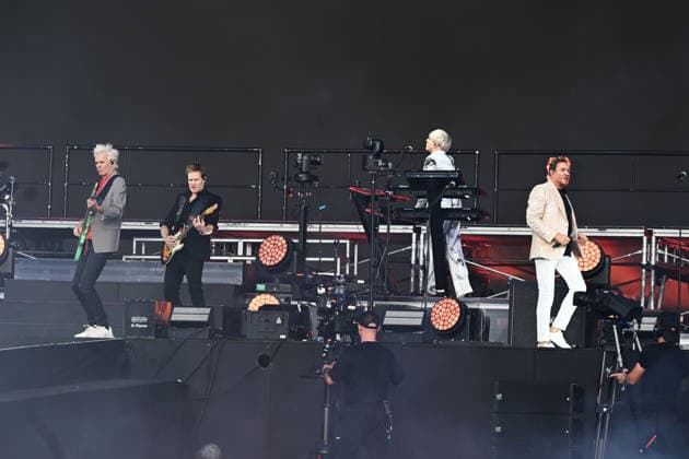 Duran Duran performing at British Summertime in London LONDON, ENGLAND - JULY 05: John Taylor, Nick Rhodes and Simon Le Bon of ˜Duran Duran™ performing at British Summertime, Hyde Park on July 05, 2026 in London, England. CAP MAR MAR Great Britain UK Copyright: xMartinxHarris CapitalxPicturesx