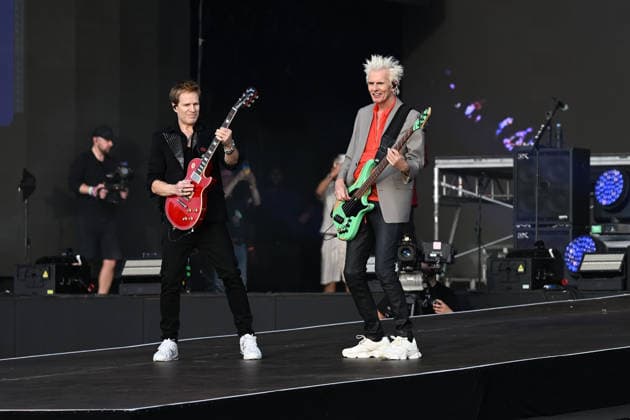 Duran Duran performing at British Summertime in London LONDON, ENGLAND - JULY 05: Warren Cuccurullo and John Taylor of ˜Duran Duran™ performing at British Summertime, Hyde Park on July 05, 2026 in London, England. CAP MAR MAR Great Britain UK Copyright: xMartinxHarris CapitalxPicturesx