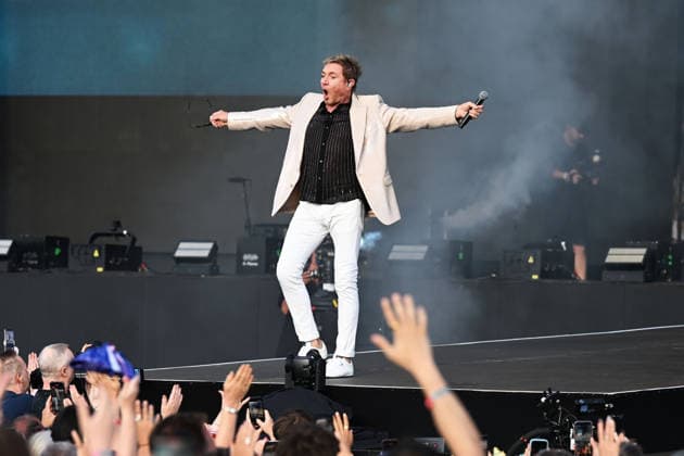Duran Duran performing at British Summertime in London LONDON, ENGLAND - JULY 05: Simon Le Bon of ˜Duran Duran™ performing at British Summertime, Hyde Park on July 05, 2026 in London, England. CAP MAR MAR Great Britain UK Copyright: xMartinxHarris CapitalxPicturesx