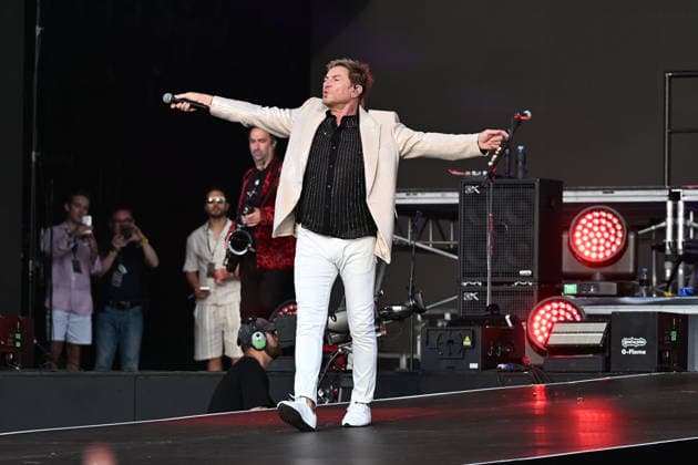 Duran Duran performing at British Summertime in London LONDON, ENGLAND - JULY 05: Simon Le Bon of ˜Duran Duran™ performing at British Summertime, Hyde Park on July 05, 2026 in London, England. CAP MAR MAR Great Britain UK Copyright: xMartinxHarris CapitalxPicturesx