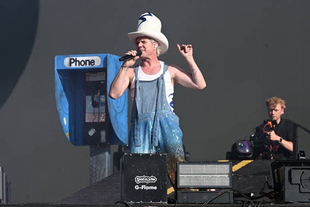 Scissor Sisters performing at British Summertime in London LONDON, ENGLAND - JULY 05: Jake Shears of ™Scissor Sisters™ performing at British Summertime, Hyde Park on July 05, 2026 in London, England. CAP MAR MAR Great Britain UK Copyright: xMartinxHarris CapitalxPicturesx