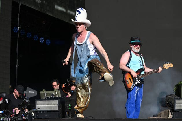 Scissor Sisters performing at British Summertime in London LONDON, ENGLAND - JULY 05: Jake Shears and Babydaddy of ™Scissor Sisters™ performing at British Summertime, Hyde Park on July 05, 2026 in London, England. CAP MAR MAR Great Britain UK Copyright: xMartinxHarris CapitalxPicturesx