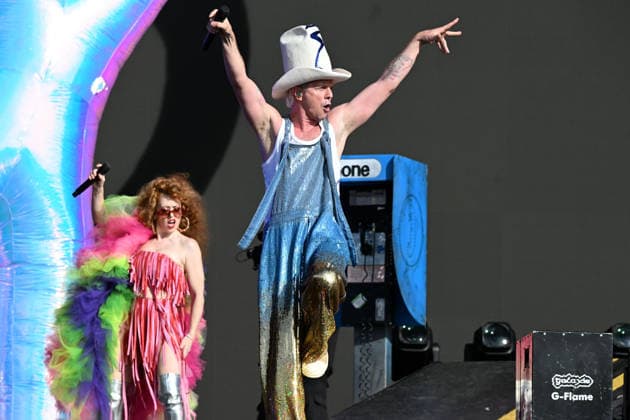 Scissor Sisters performing at British Summertime in London LONDON, ENGLAND - JULY 05: Jake Shears of ™Scissor Sisters™ performing at British Summertime, Hyde Park on July 05, 2026 in London, England. CAP MAR MAR Great Britain UK Copyright: xMartinxHarris CapitalxPicturesx